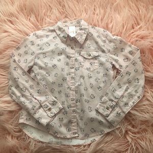 🐱 long sleeve button down